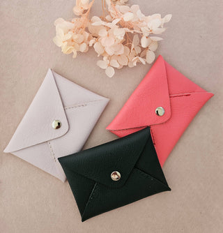 Porte-cartes en cuir, enveloppe S