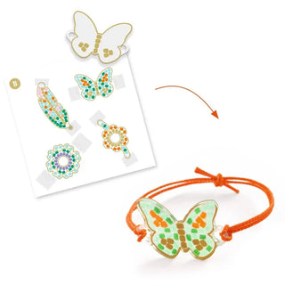 Bijoux à fabriquer en plastique magique "Plume et Lotus"
