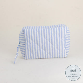 Petite trousse à motifs bleue – Bohm Paris