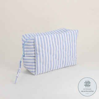 Petite trousse à motifs bleue – Bohm Paris