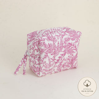 Petite trousse Jouy rouge – Bohm Paris