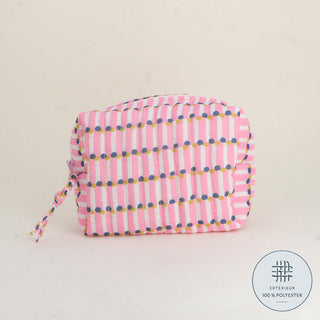 Petite trousse à motifs rose – Bohm Paris