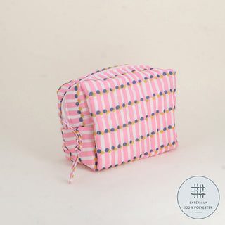 Petite trousse à motifs rose – Bohm Paris