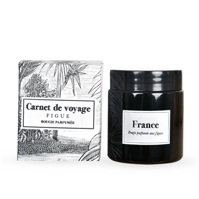 Bougie carnet de voyage - Figue