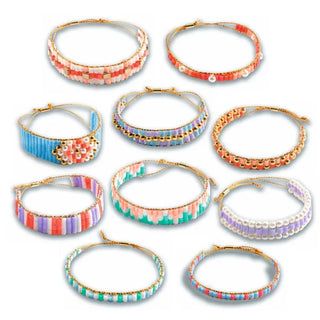 Bracelets et métier à tisser - Majuscules