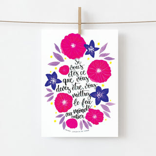 Carte Sainte Catherine de Sienne – Caladia × L’Atelier de Capu