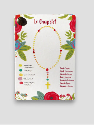 Mon nuancier chapelet – Mémo de prière illustré – Caladia