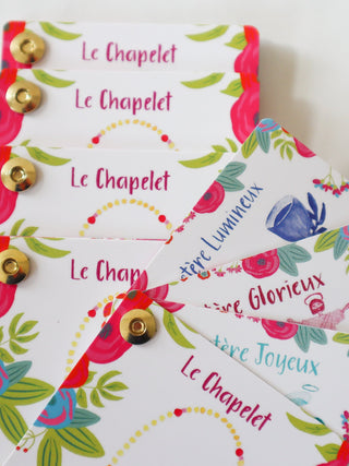 Mon nuancier chapelet – Mémo de prière illustré – Caladia