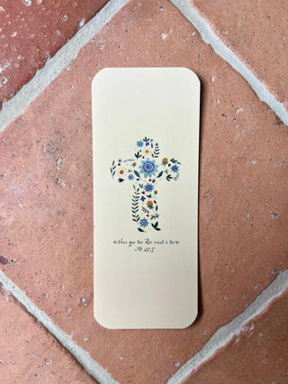 Signet Croix Passiflore vanille – Caladia