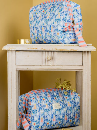 Trousse de toilette Marie matelassée et imperméable – Caladia