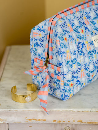 Trousse de toilette Marie matelassée et imperméable – Caladia