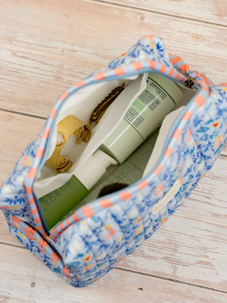 Trousse de toilette Marie matelassée et imperméable – Caladia