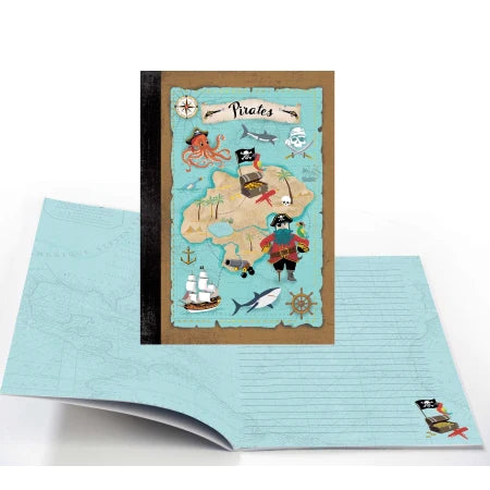 Cahier souple Pirates - Cartes d'Art