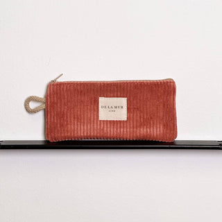 Étui à lunettes corail