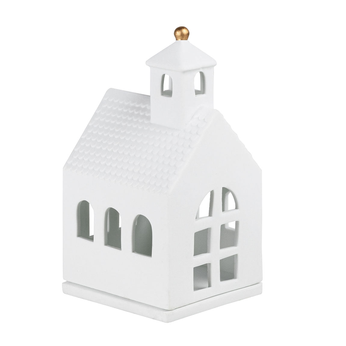 Chapelle photophore en porcelaine