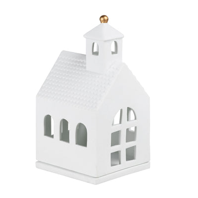 Chapelle photophore en porcelaine