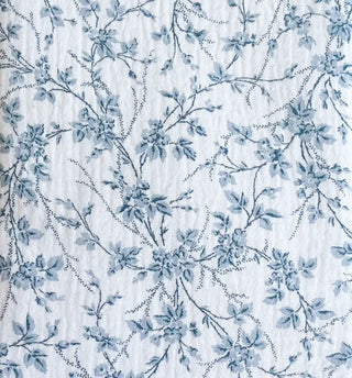 Trousse maquillage petite - Jouy bleu