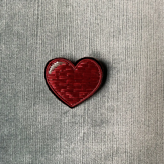 Broche - Cœur reflet
