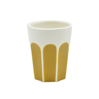 Tasse gobelet maxi Colette ocre