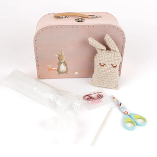 Set valise tricot - Lapin