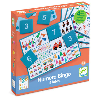 Numéro Bingo 4 lotos Djeco