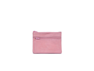 Porte-monnaie en cuir revalorisé