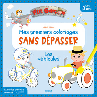 Mes premiers coloriages sans dépasser – Les véhicules