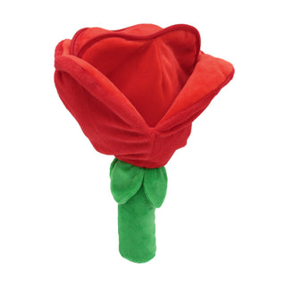 Peluche 2 en 1 - Coeur/Fleur rouge