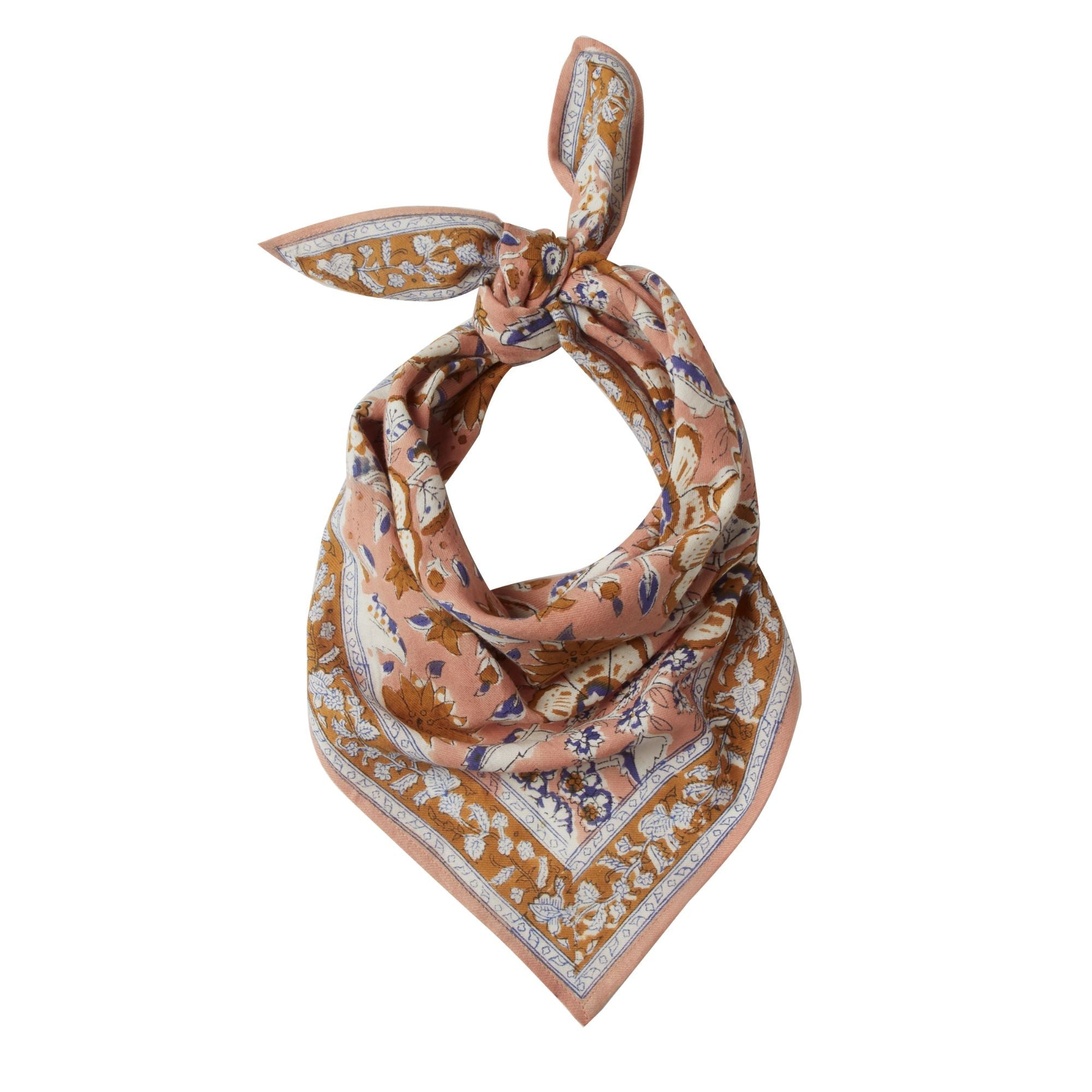 Petit foulard imprimé - Kelila macaron - Bonheur du Jour