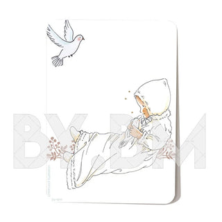 Signet de baptême - habit de lumière rose By BM