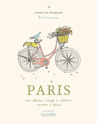 Cahier de coloriage - Paris par Zoé de las Cases