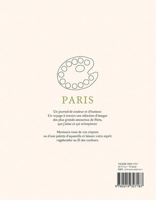 Cahier de coloriage - Paris par Zoé de las Cases