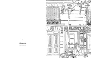 Cahier de coloriage - Paris par Zoé de las Cases