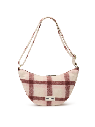 Sac bandoulière Andrea tartan rose – Hindbag
