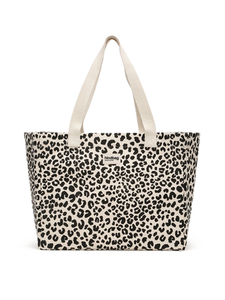Sac cabas Claude léopard écru – Hindbag