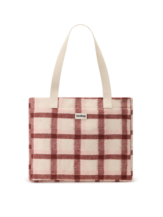 Sac cabas Claude tartan rose – Hindbag