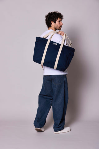 Sac week-end Jean navy – Hindbag
