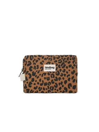 Trousse de toilette Léon léopard cannelle – Hindbag