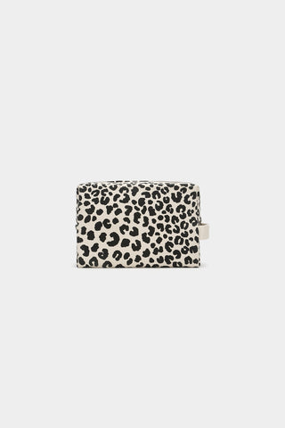 Trousse de toilette Léon léopard écru – Hindbag