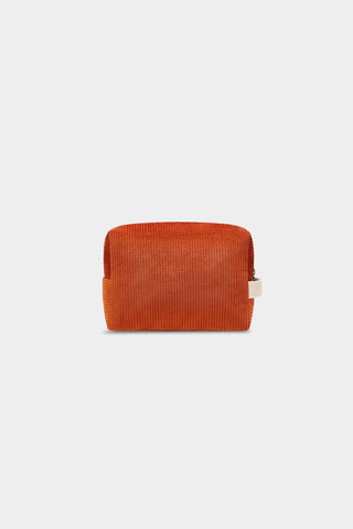 Trousse de toilette Léon velours brique – Hindbag