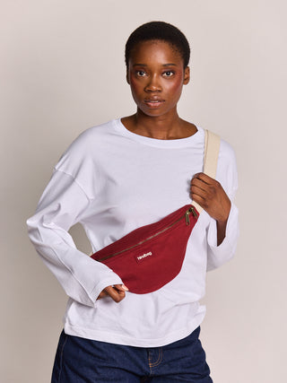 Sac banane Olivia bordeaux – Hindbag