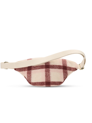 Sac banane Olivia tartan rose – Hindbag