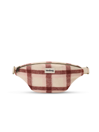 Sac banane Olivia tartan rose – Hindbag