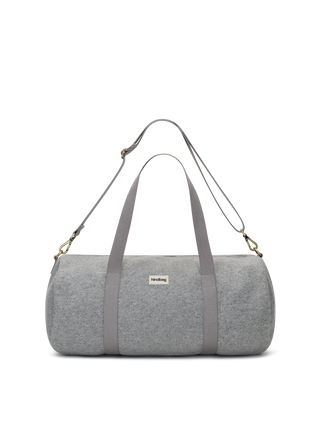 Sac polochon Simon effet lainé granite – Hindbag