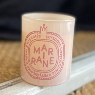 Bougie parfumée rose/patchouli - MARRAINE