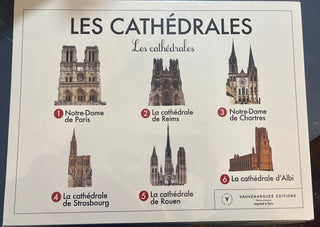 Affiche éducative - Les cathédrales