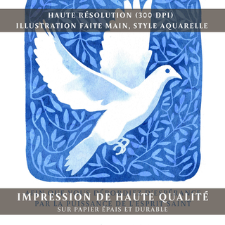 Affiche - Romains 15:13 - La puissance de l'Esprit Saint