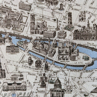 Affiche Paris, plan de 1922 – 50 × 70 cm