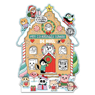 Mes coloriages Kawaii de Noël