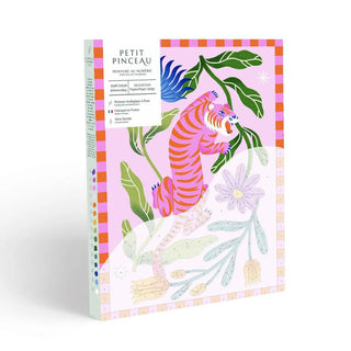 Kit de peinture au numéro - Tigre Fleuri